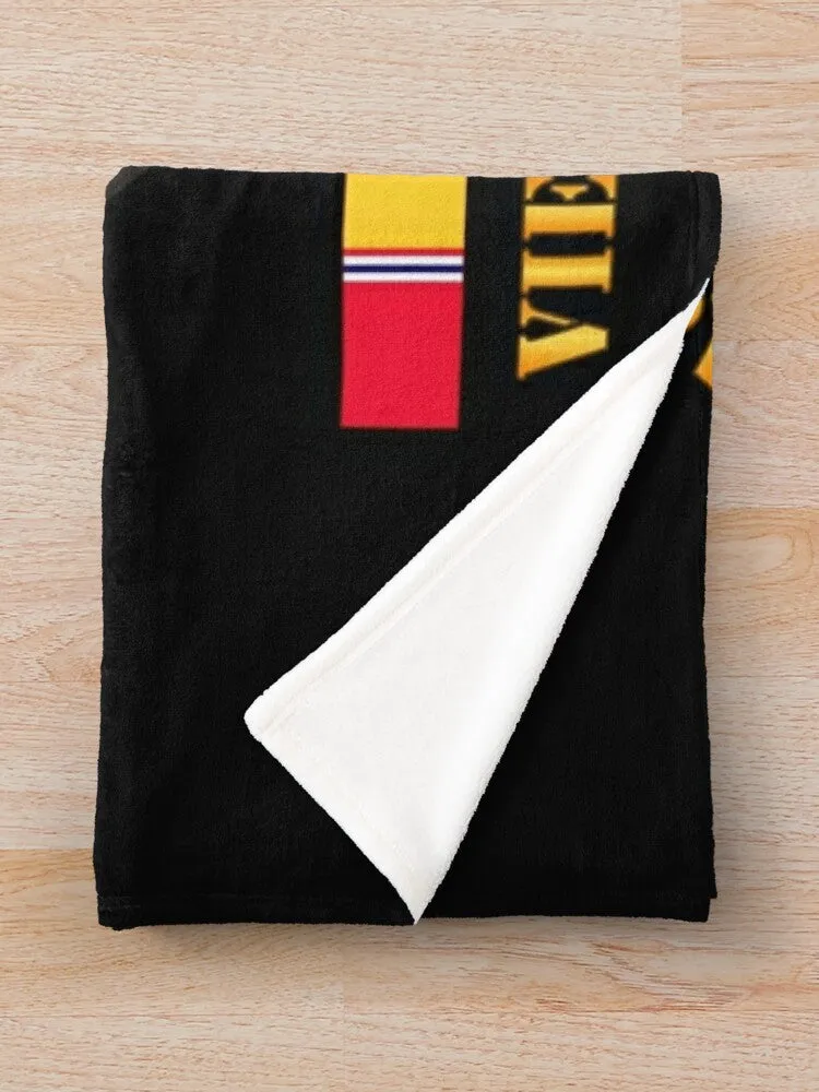 176th Gunships (Muskets) - Guns - Vietnam Vet w SVC Throw Blanket