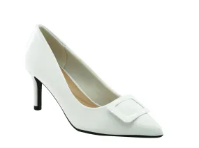 86738103, Pierre Dumas, Roxie-2- Ladies Shoes- White