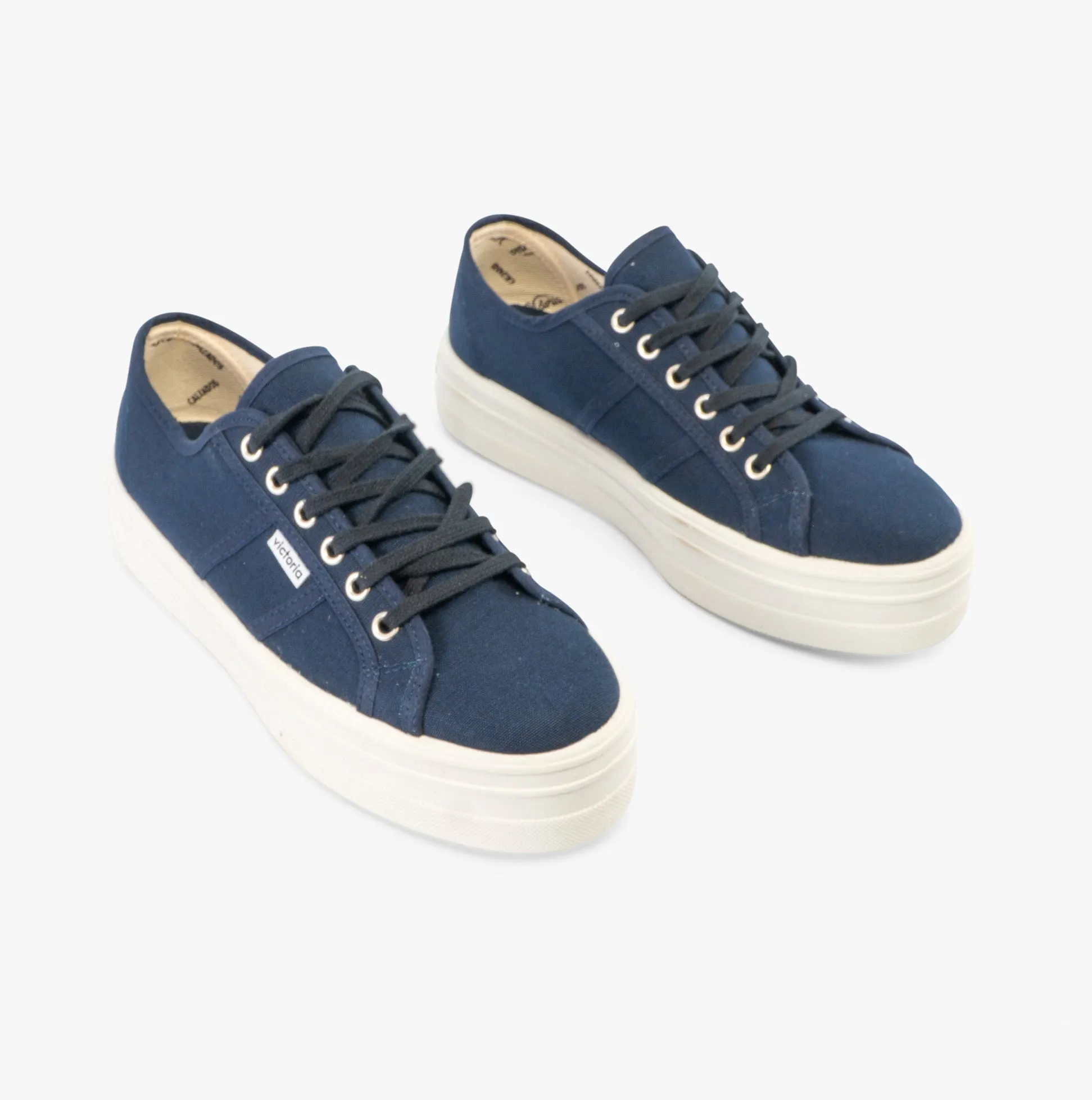 ABRIL Womens Slip-On Pumps Blue