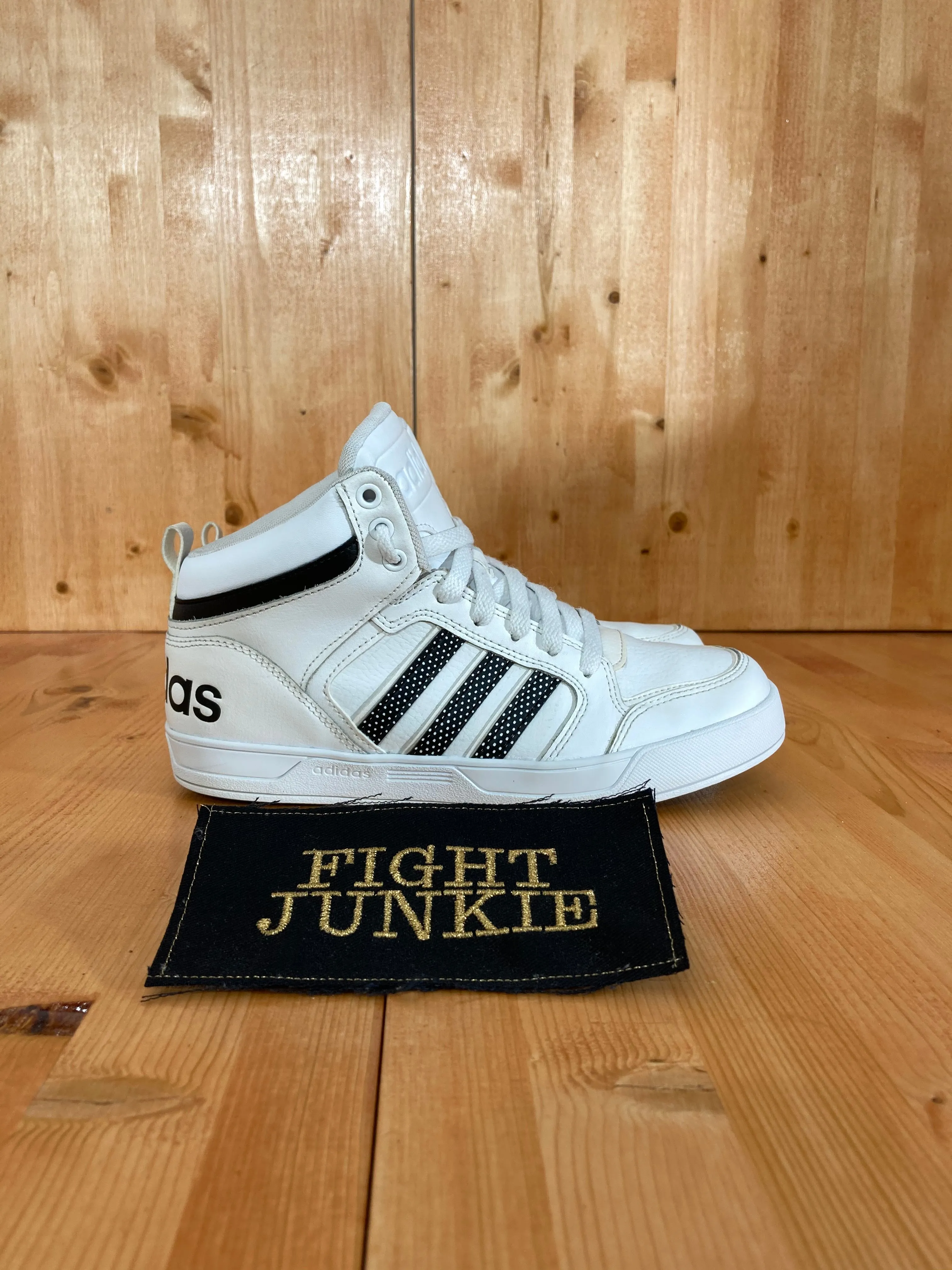 Adidas NEO Raleigh 9TIS Mid K Youth Size 6.5 Shoes Sneakers White