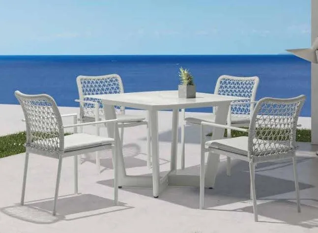 Modern Amberly Dining Chair in Elegant Light Grey Upholstery