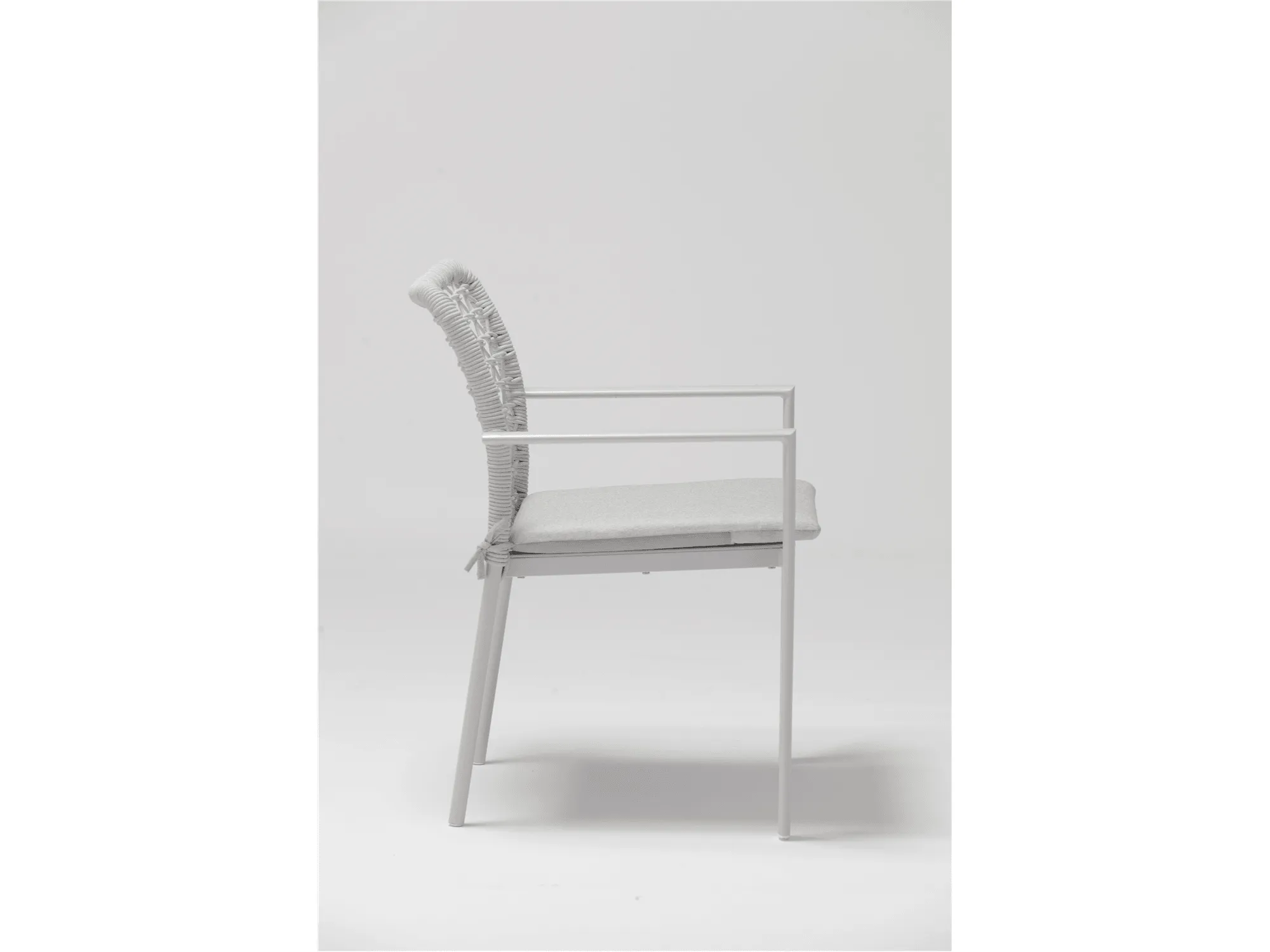 Modern Amberly Dining Chair in Elegant Light Grey Upholstery