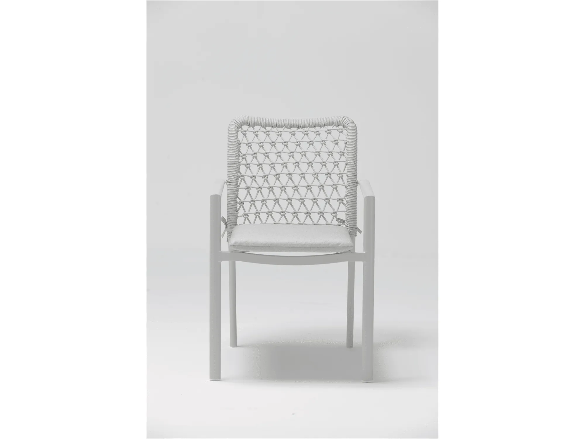 Modern Amberly Dining Chair in Elegant Light Grey Upholstery