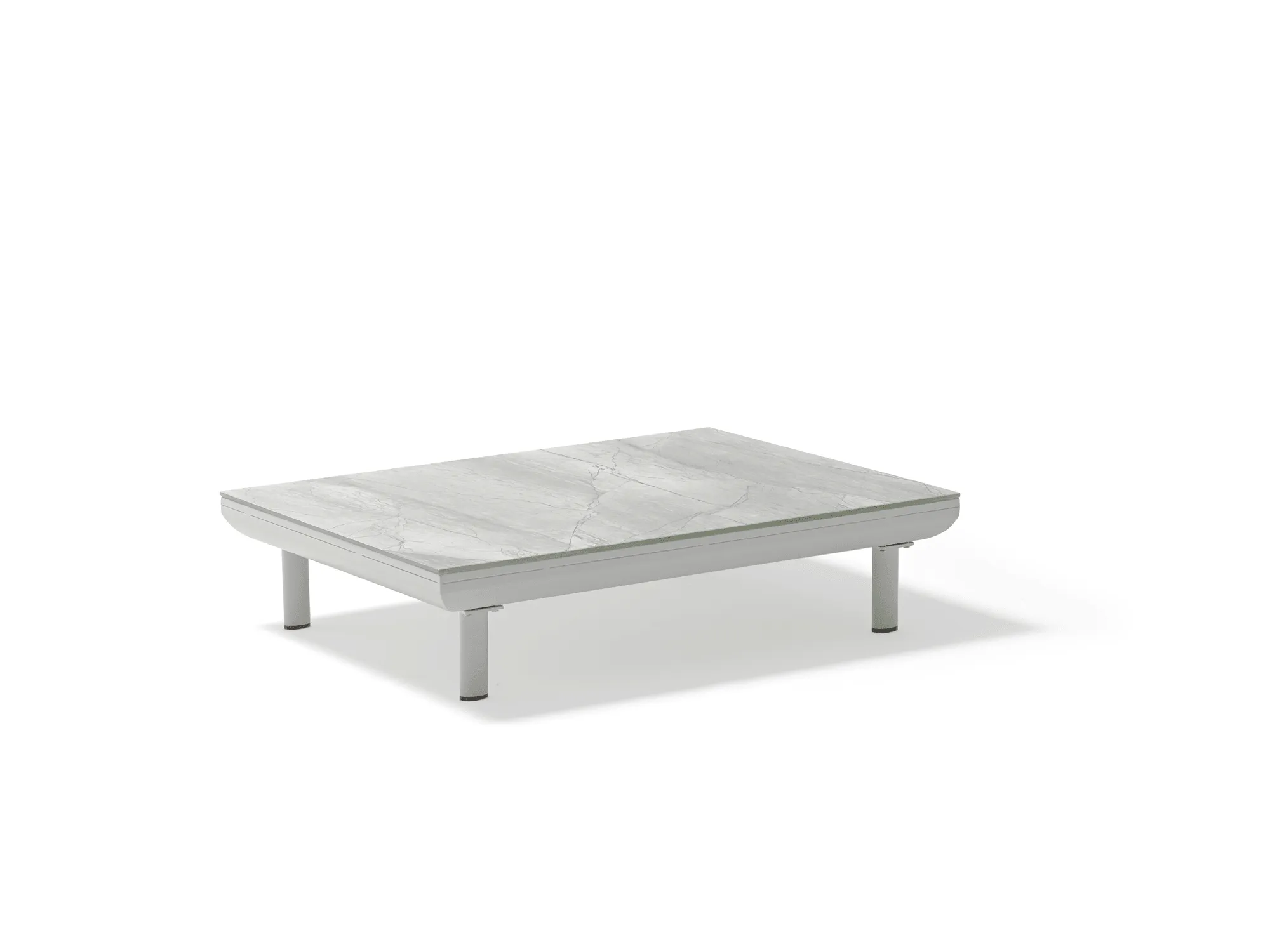 Amberly Outdoor Coffee Table in Light Grey