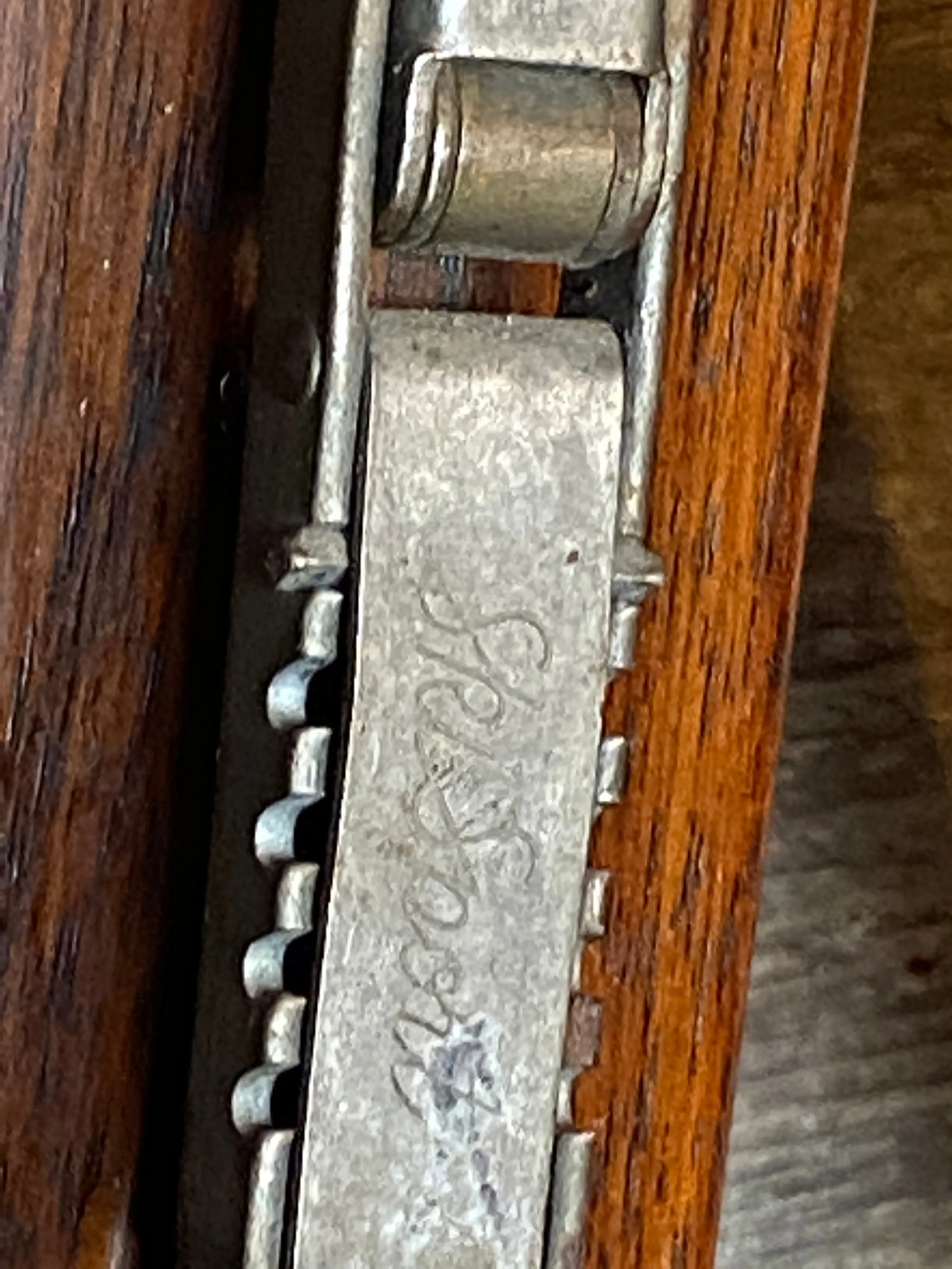 Antique Hand Carved Ridgetop Skis