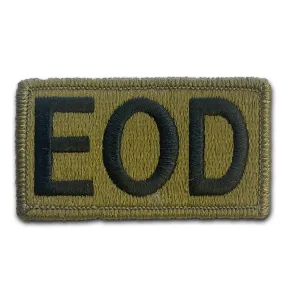 Army Brassard Patch on Hook Backing - EOD