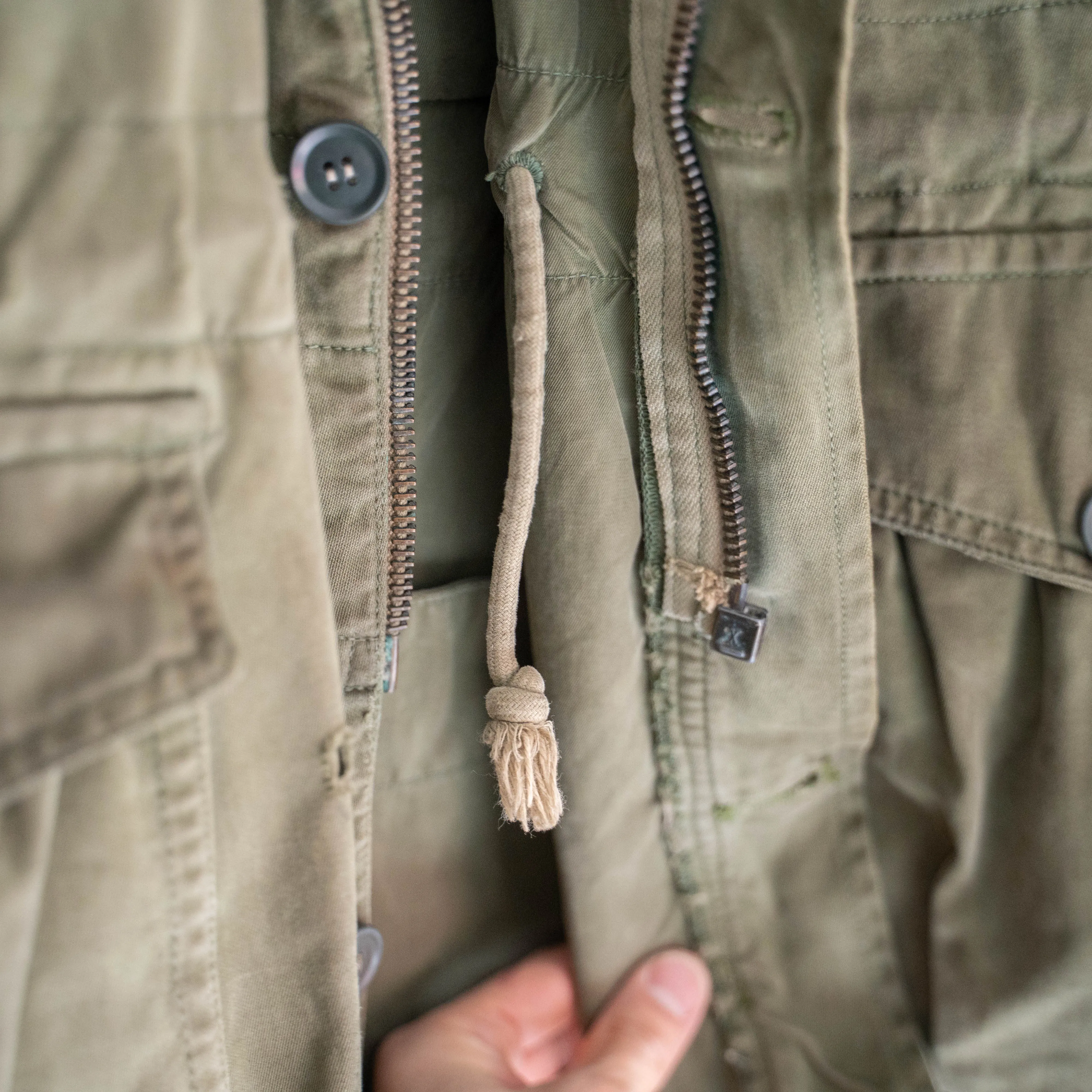 around 1960s British military p1960 pattern combat jacket