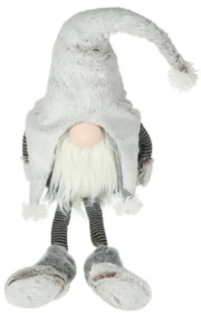 Arthur Grey Faux Fur Sitting Gonk