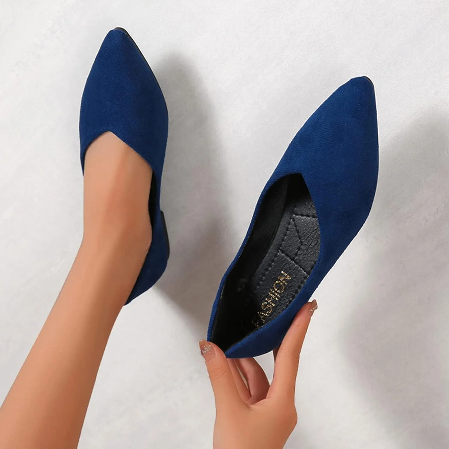 Barefoot Shoes Women Slip on Platform Loafers for Women Wide Comfortable Dressy Slip onFashion Round Toe Womens Christmas Shoes Men's Running Shoes
