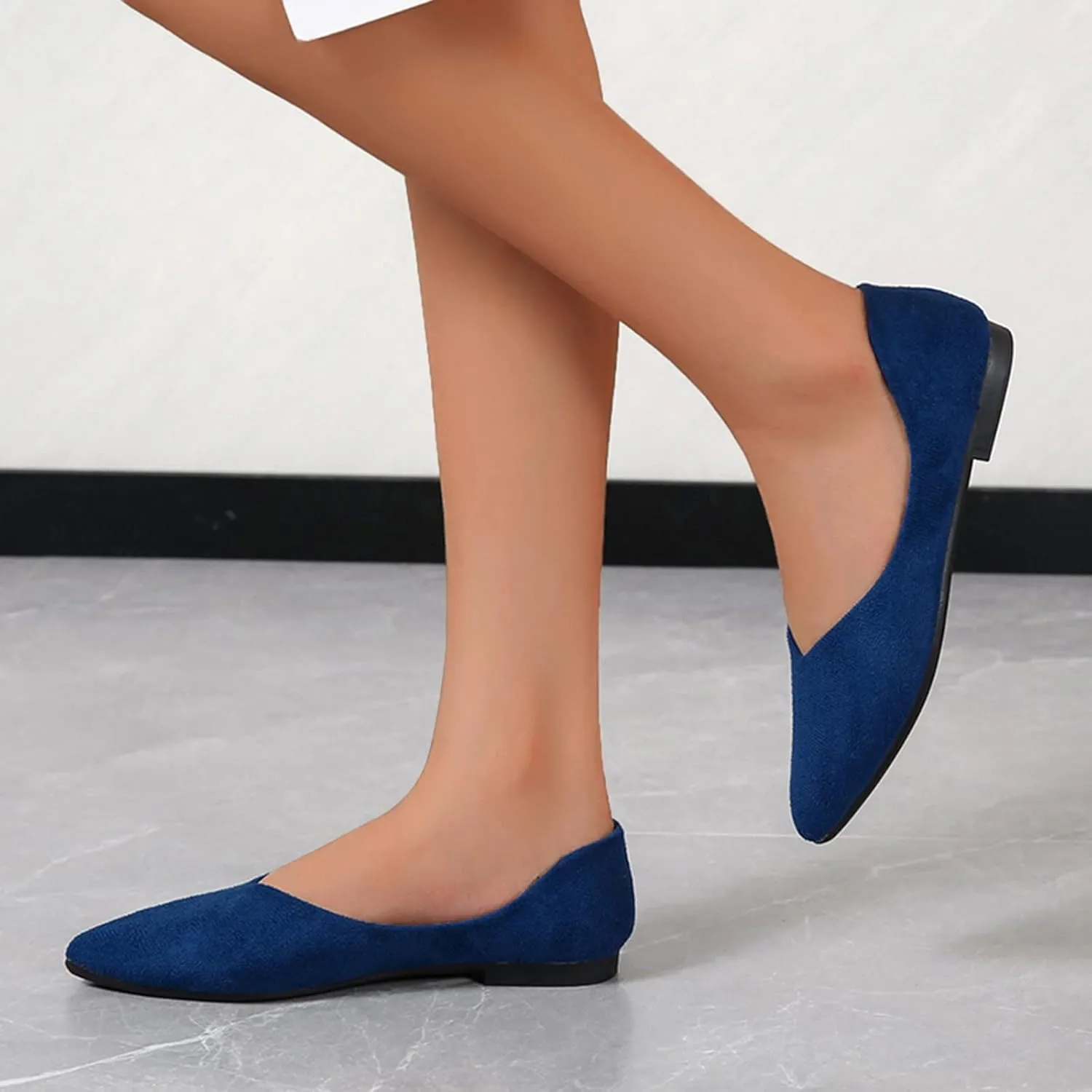 Barefoot Shoes Women Slip on Platform Loafers for Women Wide Comfortable Dressy Slip onFashion Round Toe Womens Christmas Shoes Men's Running Shoes