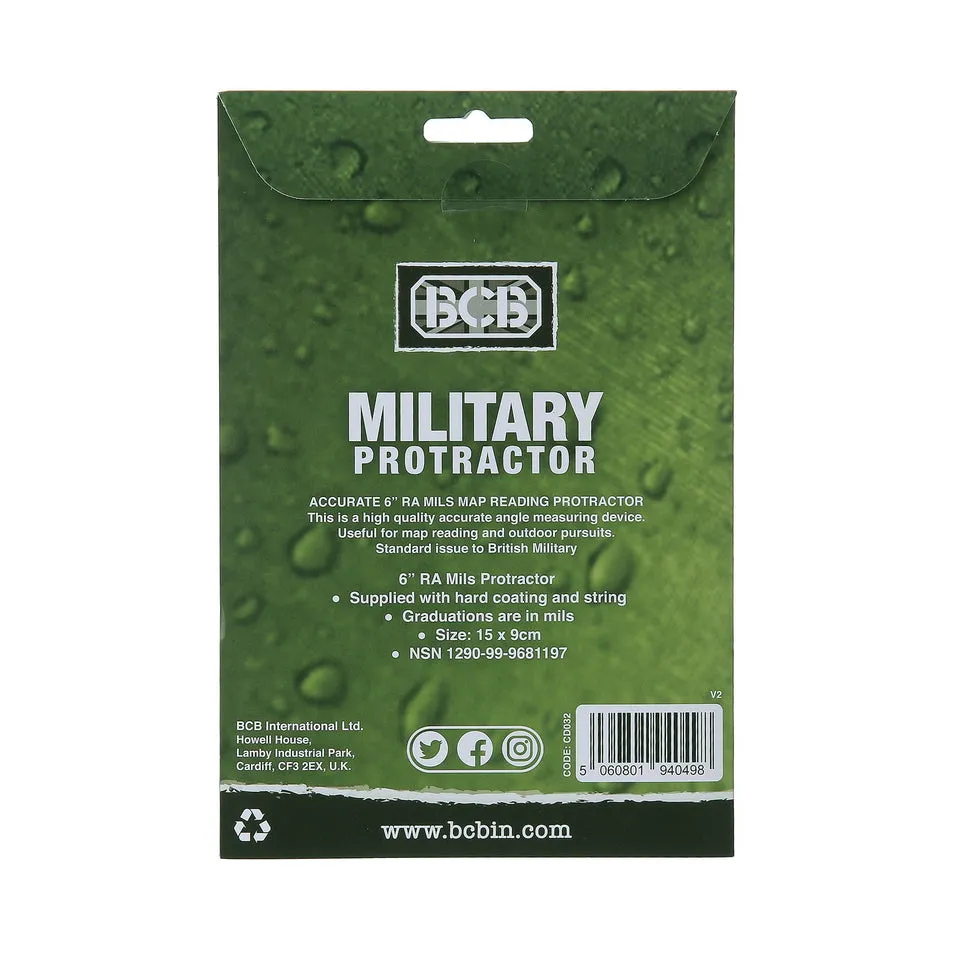 BCB Military Protractor 6 Inch