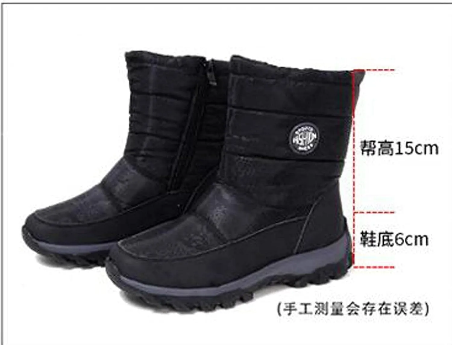 Bcshiye Women's Winter Snow Boots Fashion Outdoor Mid Calf Boot Waterproof Lightweight Warm Anti Slip Ankle Booties