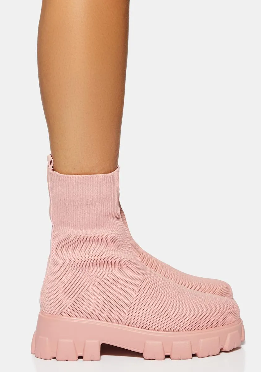 Blush Take It Down Stretch Boots