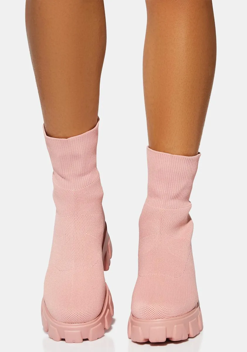 Blush Take It Down Stretch Boots