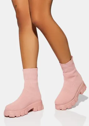 Blush Take It Down Stretch Boots