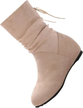 Booties for Women Womens Wide Cowboy Boots Winter Women Boots Orthotic Boots for Women Women'S Wedge Boots Comfortable Ankle Wedge Booties Women's Wide Width Brown Ankle Boots