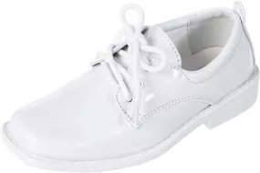 Boys Patent Leather Formal Derby Oxford Dress Shoes