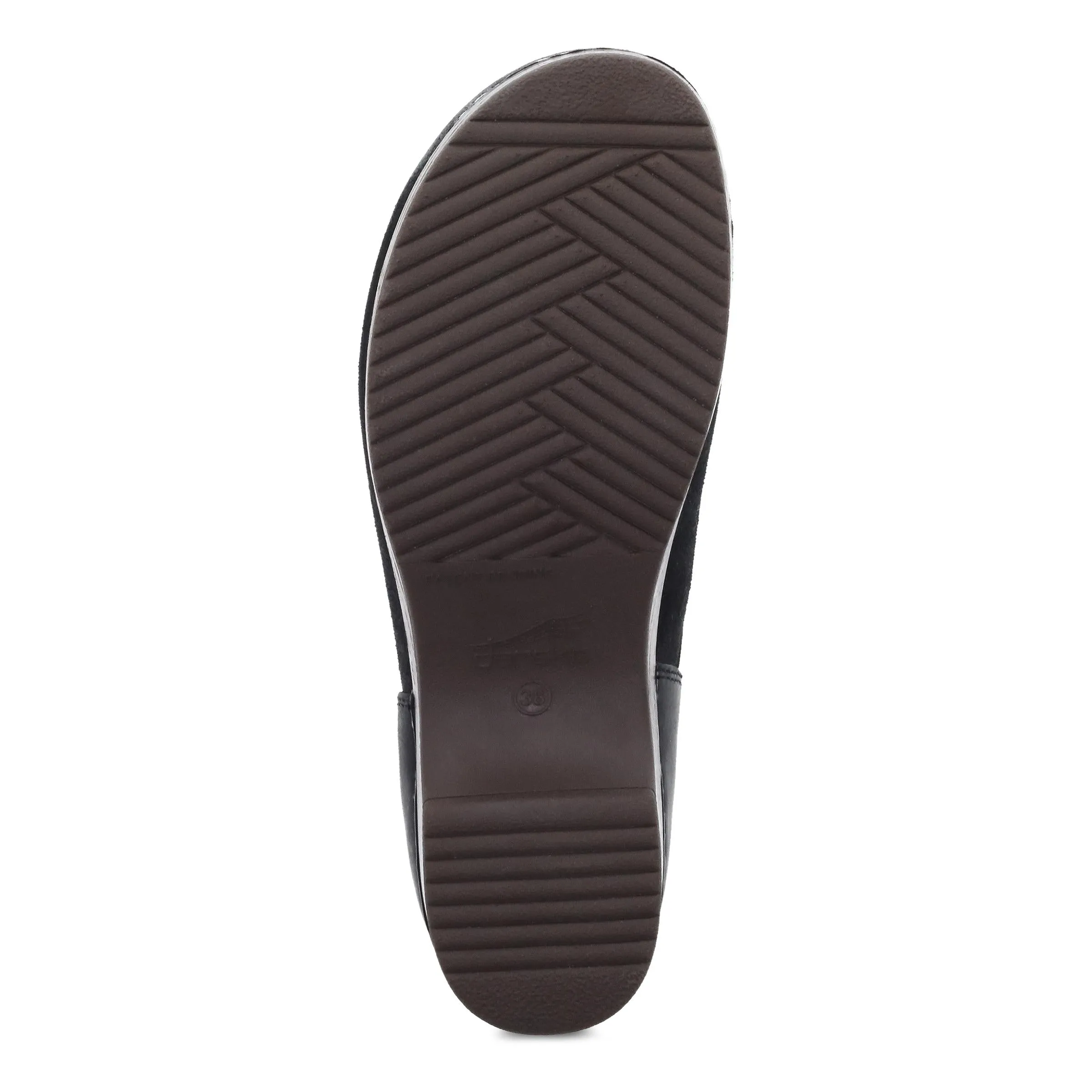 Brenna Black Burnished Suede