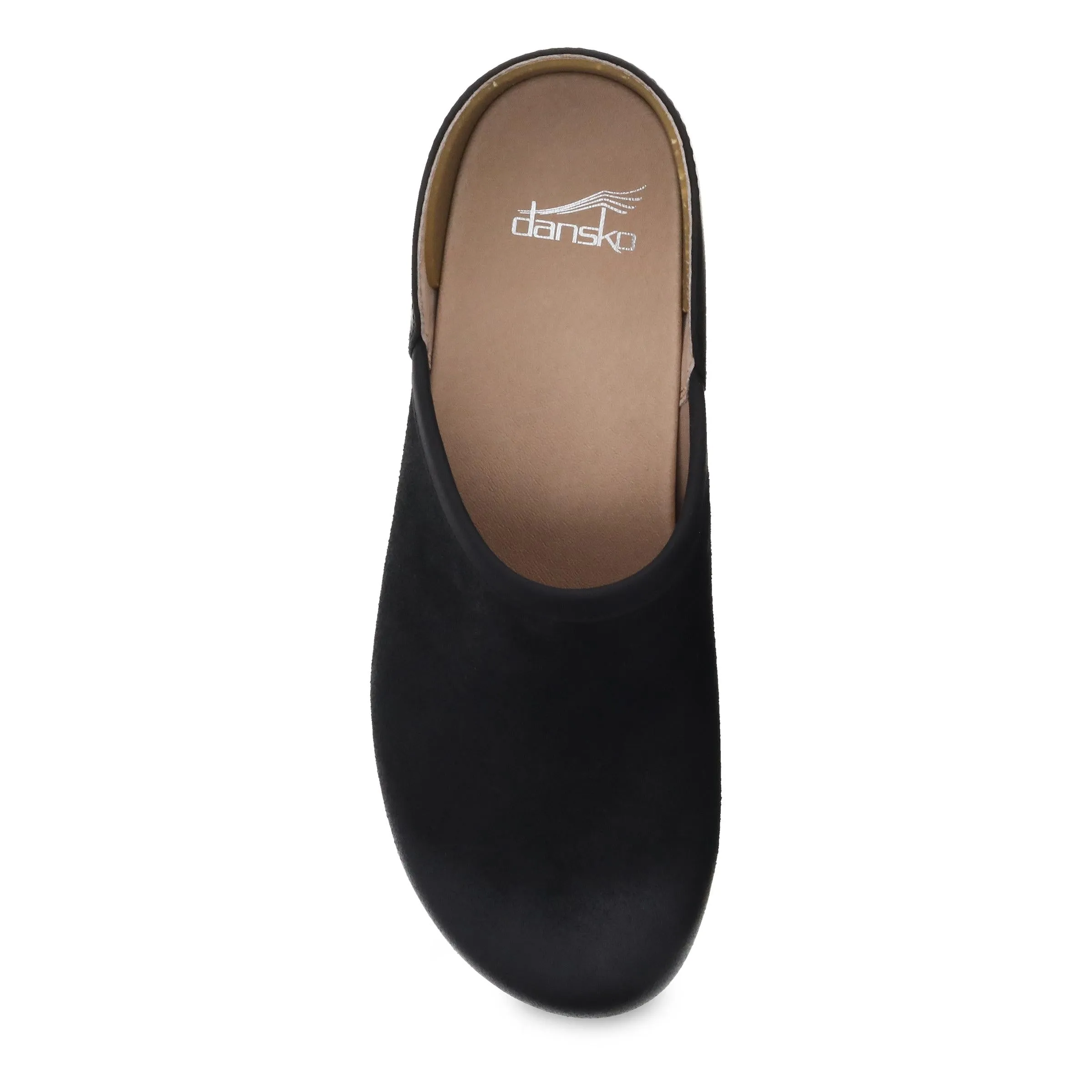 Brenna Black Burnished Suede