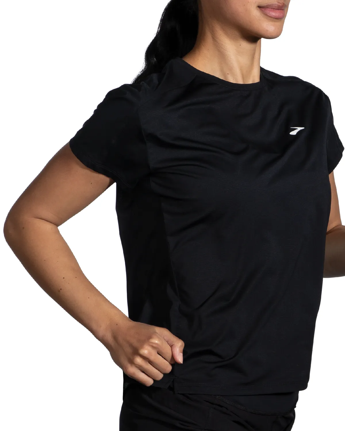 Brooks TCM Sprint Short Sleeve - Black (Women's Sizing)