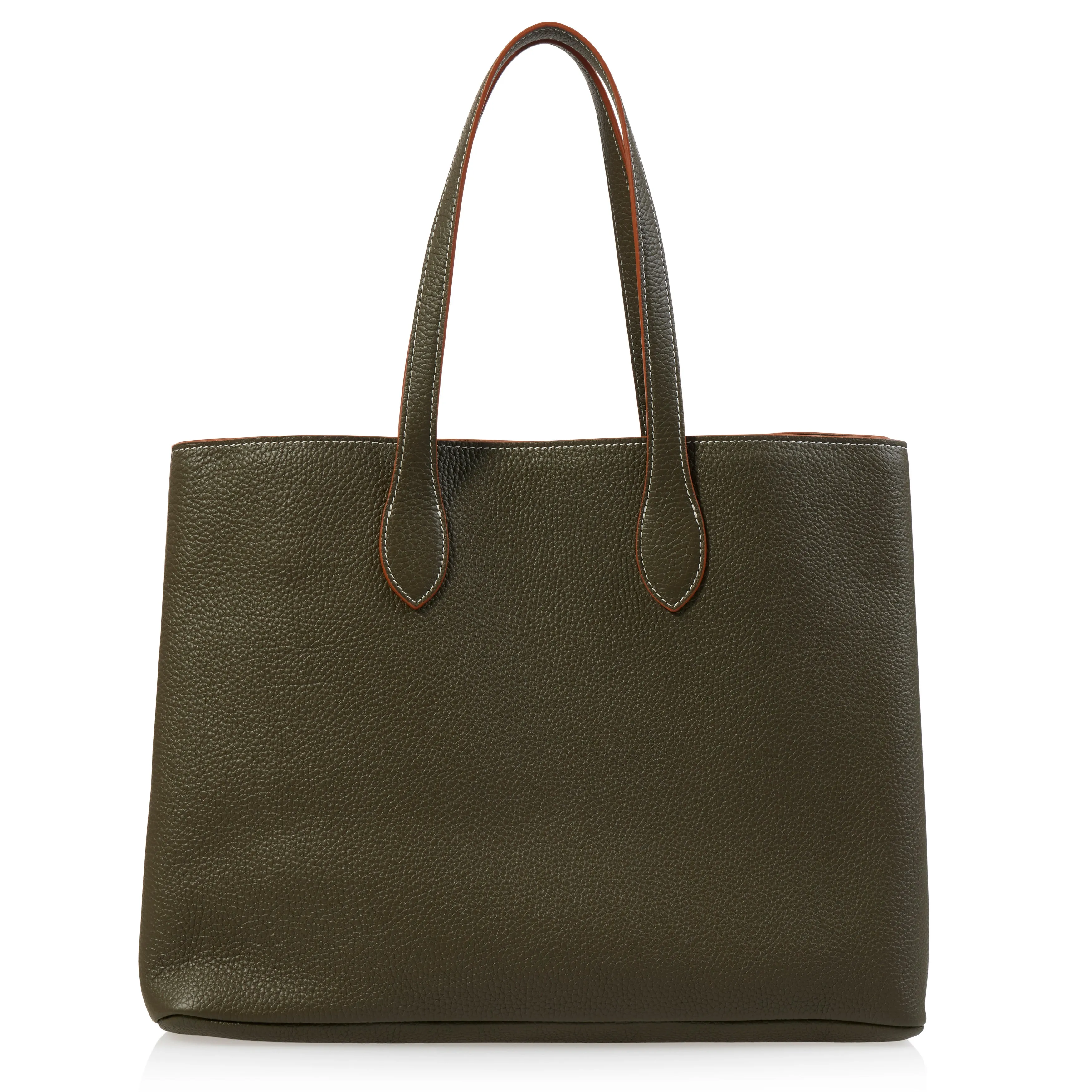 Medium Bull Leather Tote Bag