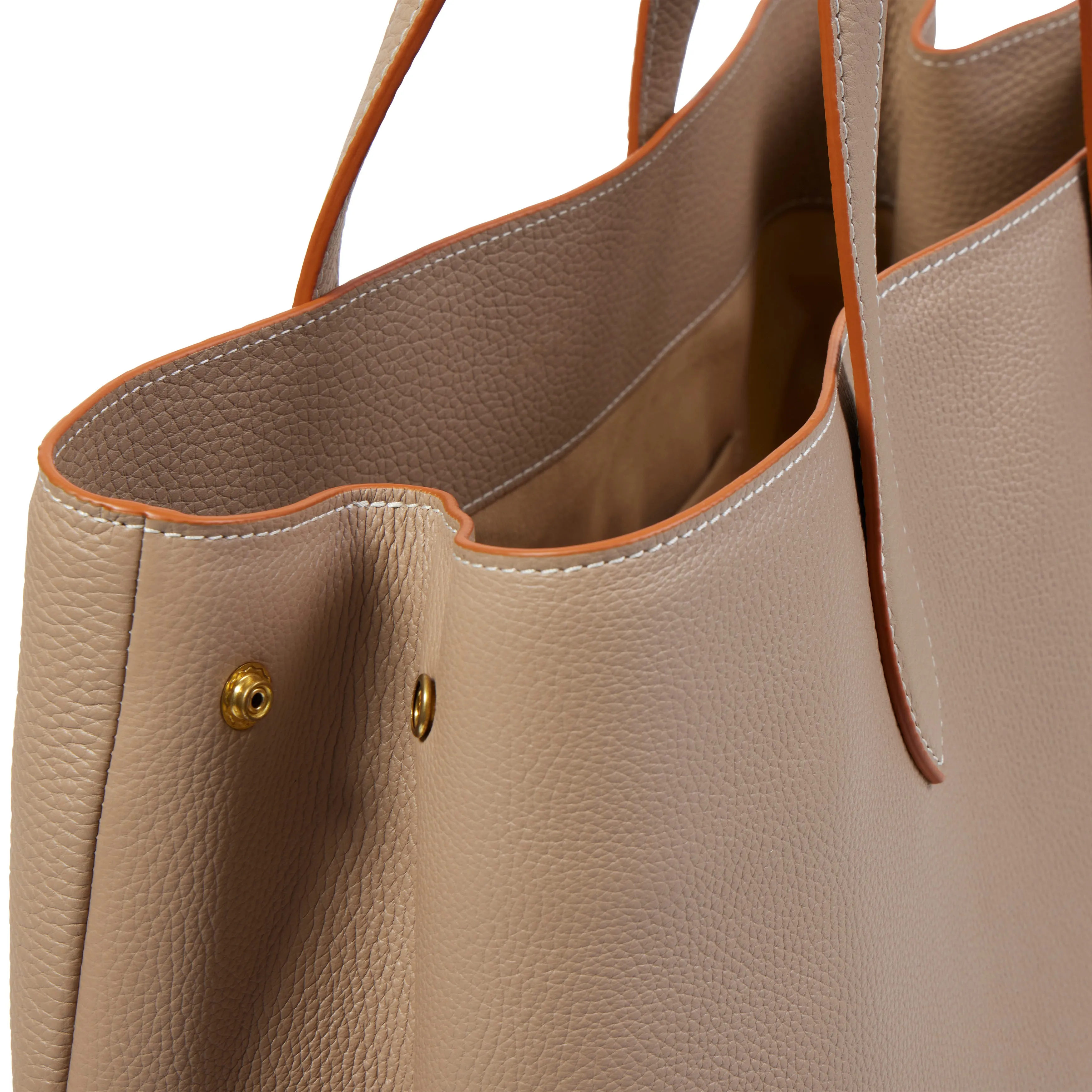 Medium Bull Leather Tote Bag