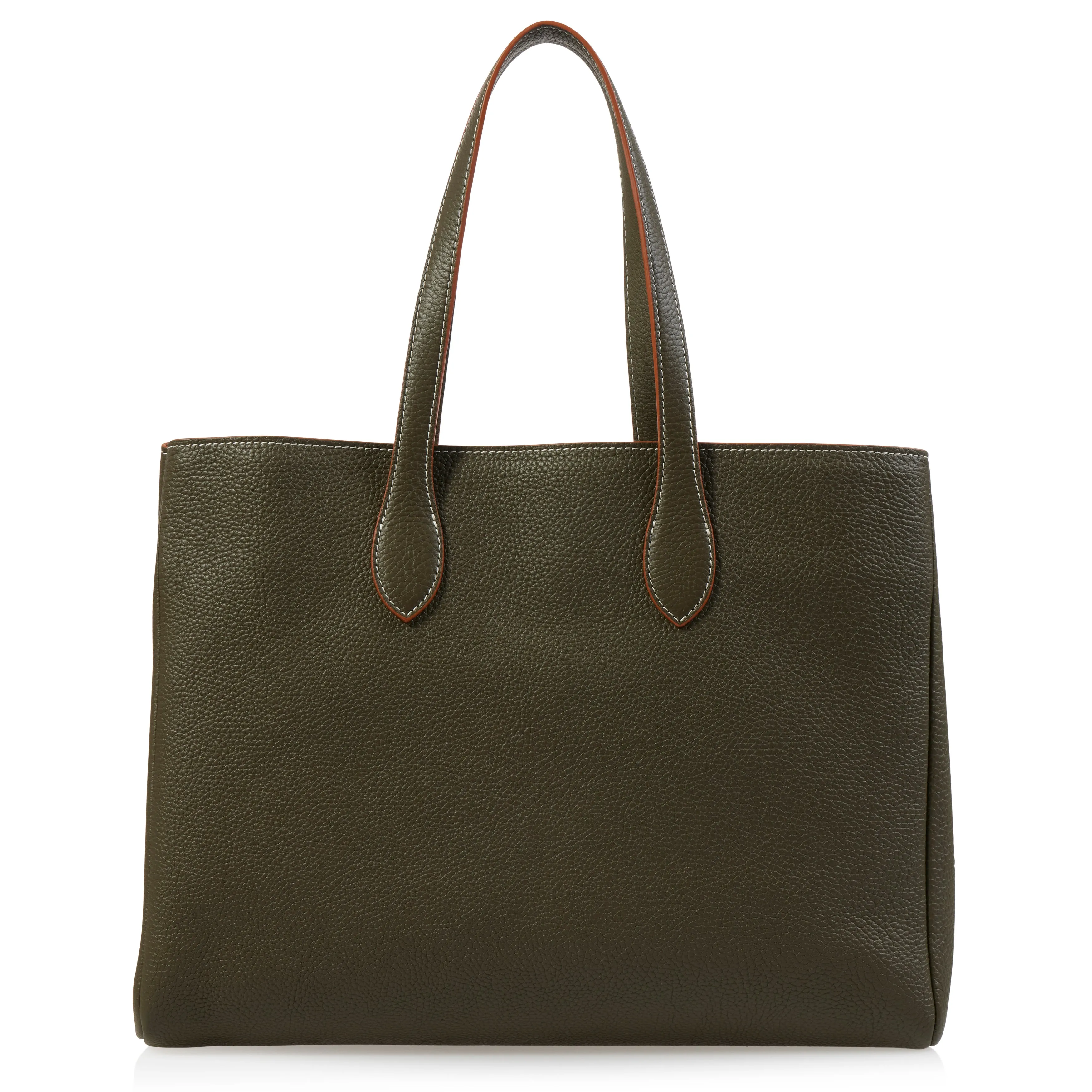 Medium Bull Leather Tote Bag