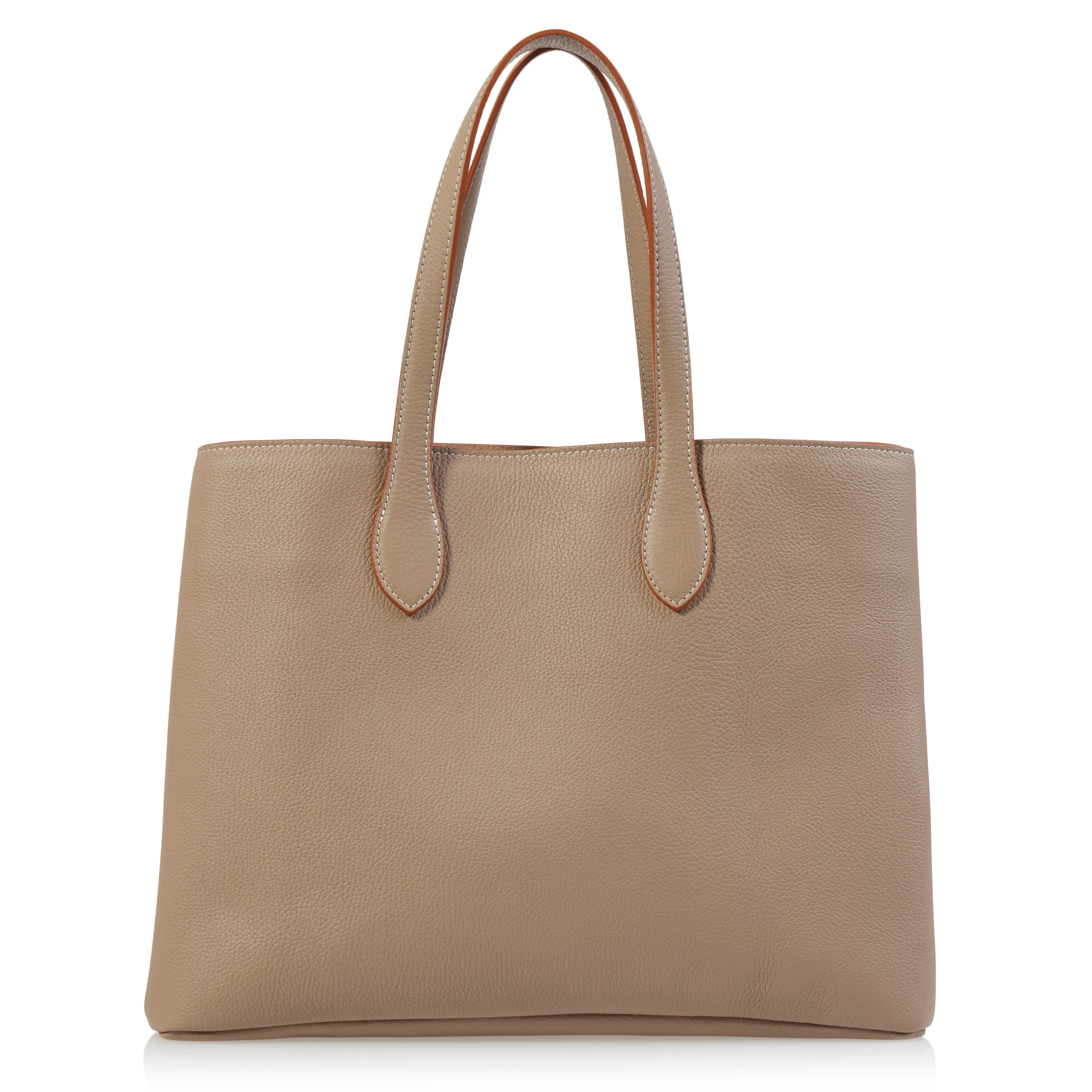 Medium Bull Leather Tote Bag