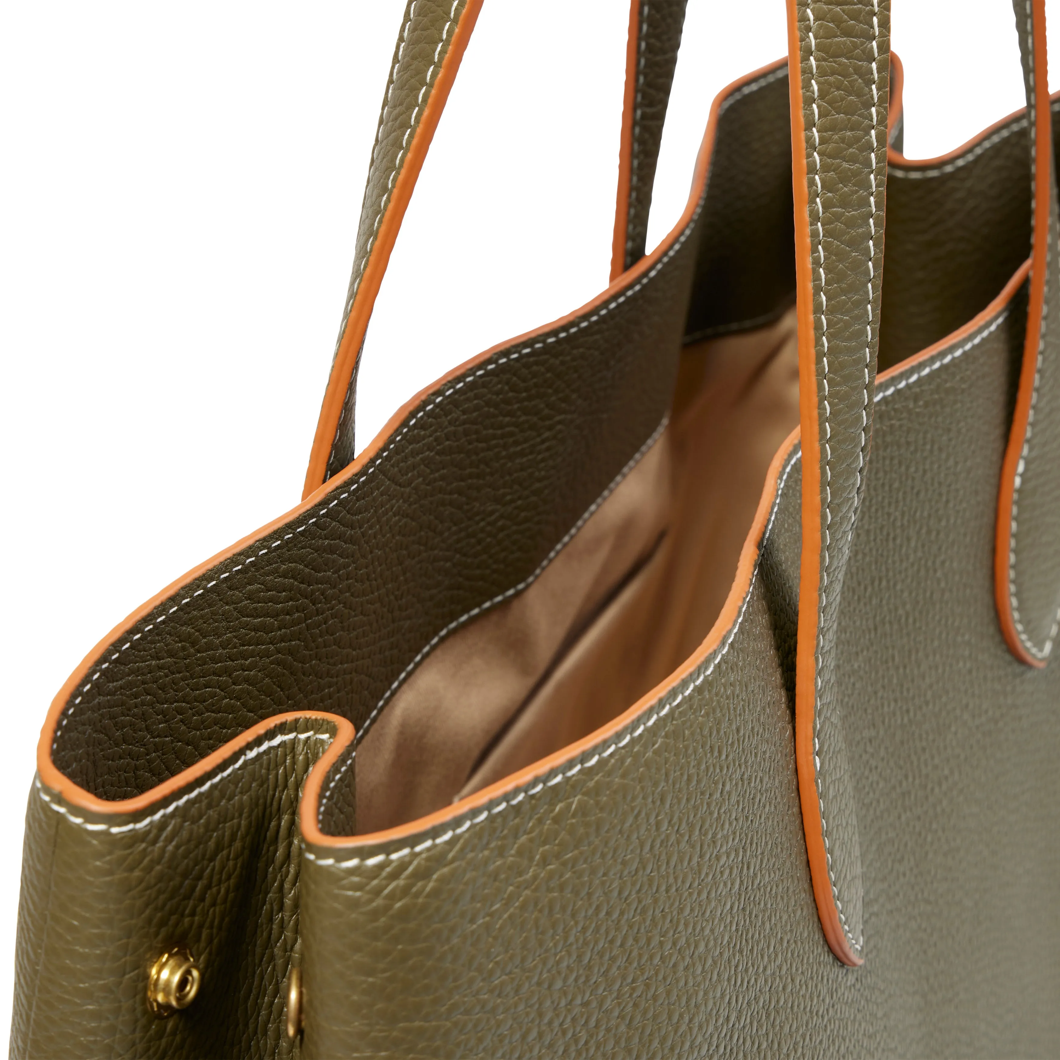 Medium Bull Leather Tote Bag