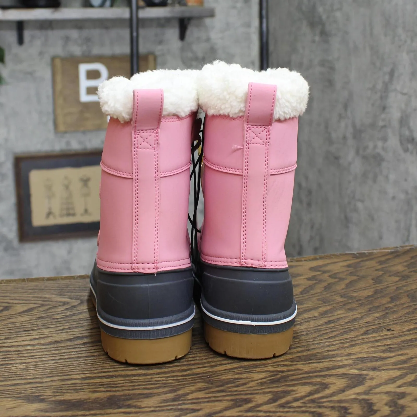 Cat & Jack Girls Kit Winter Boots AEX51 Pink 5