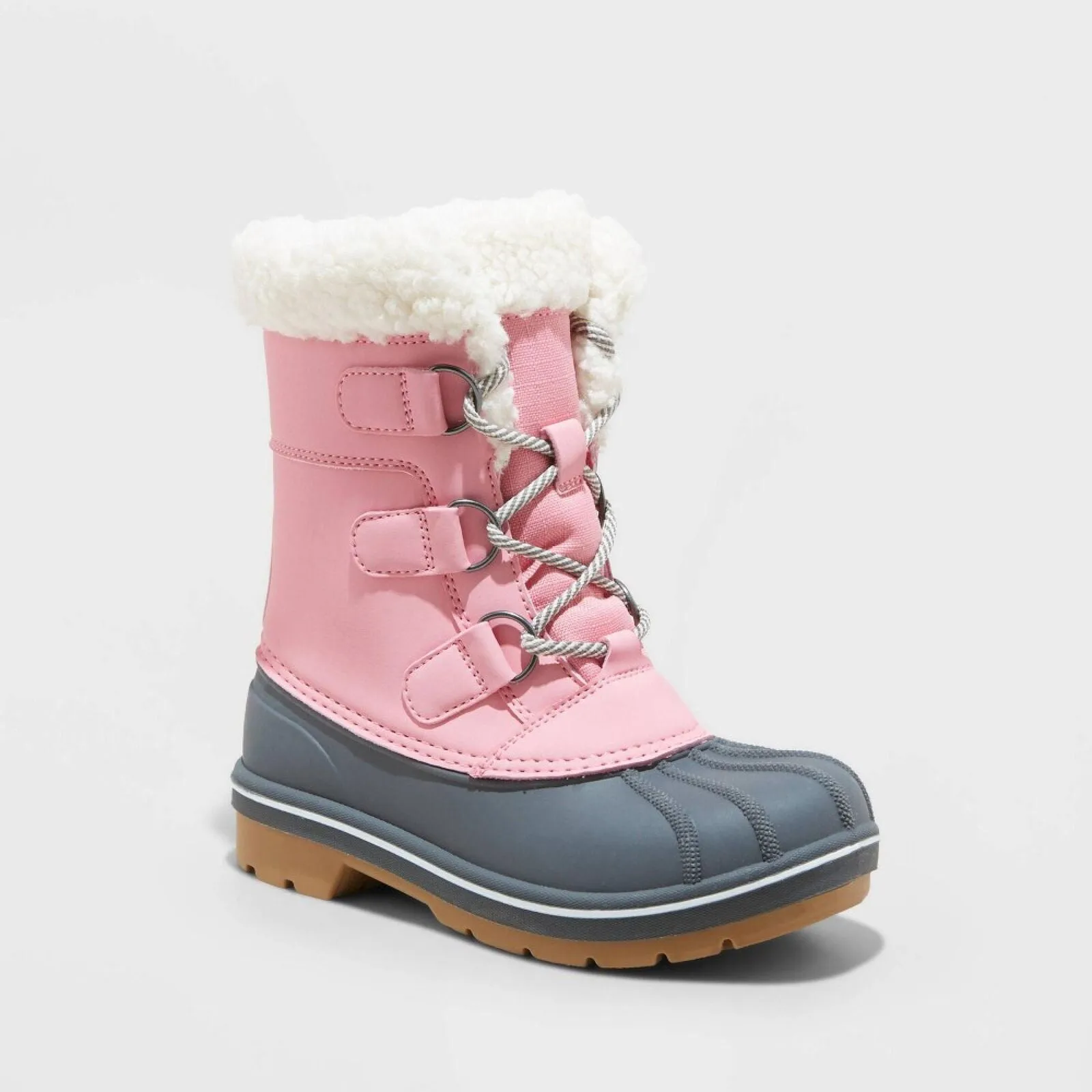 Cat & Jack Girls Kit Winter Boots AEX51 Pink 5