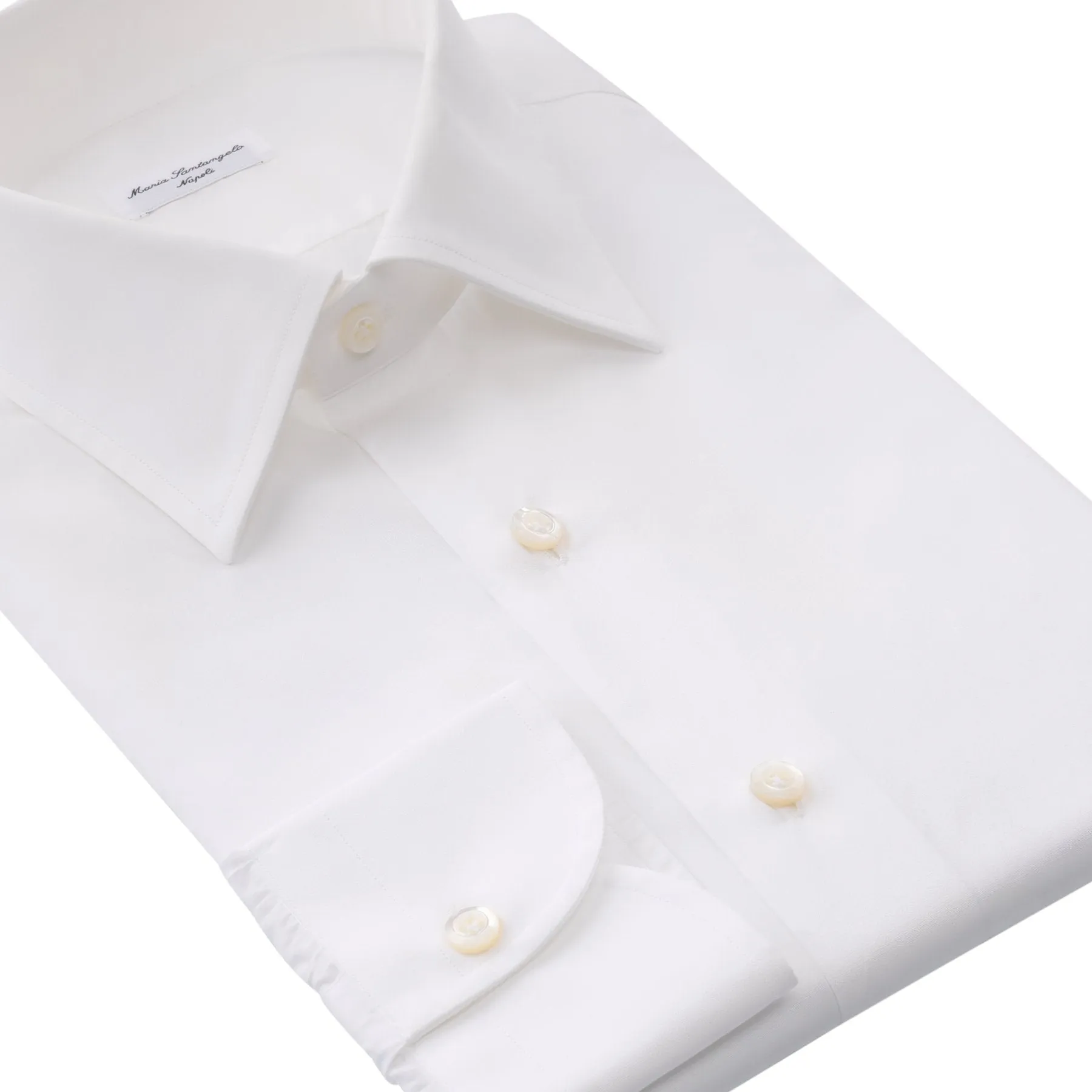 Classic Cotton Dress Shirt in White