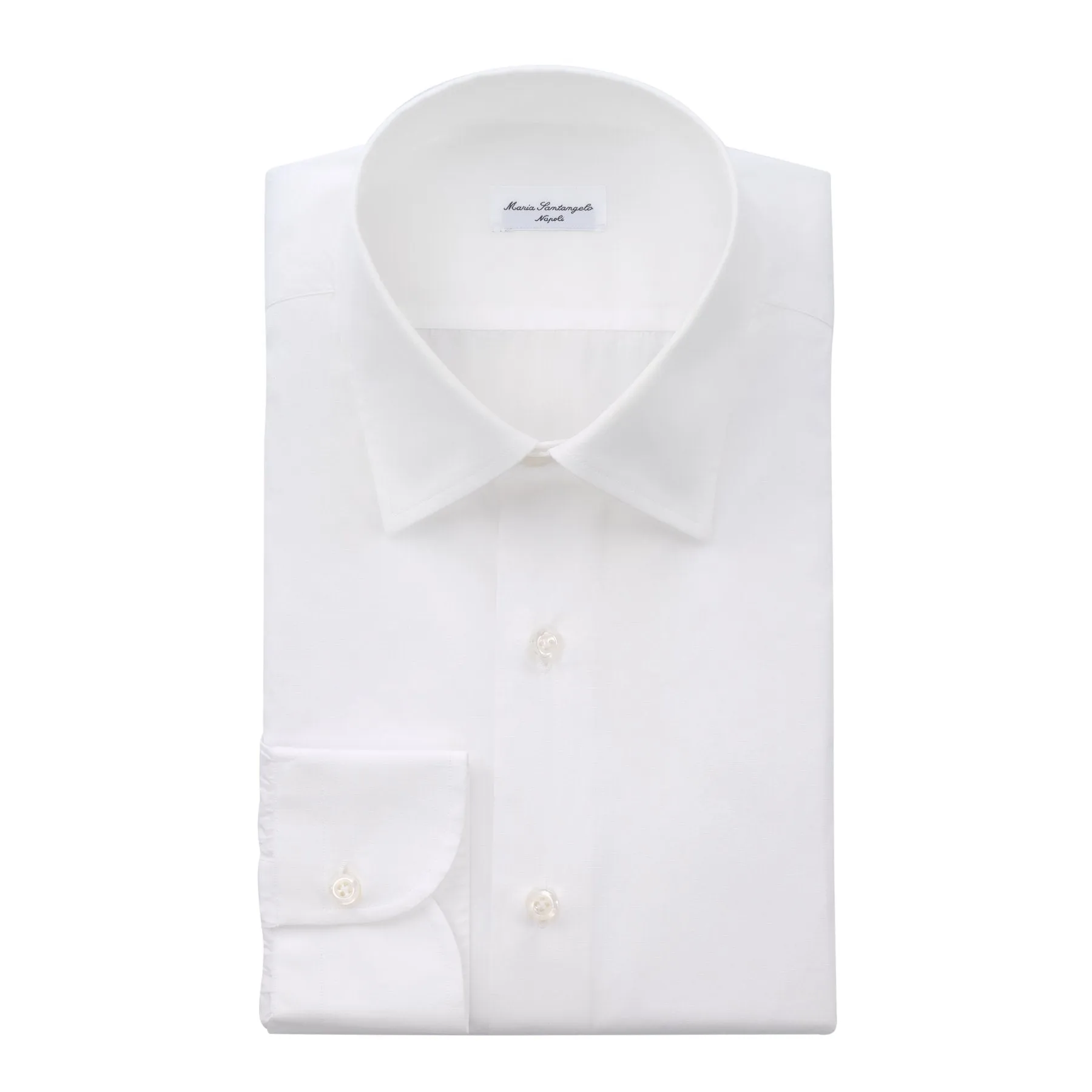 Classic Cotton Dress Shirt in White