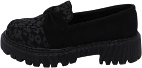 Comfy Loafers for Women Platform Shoes Wide Chunky Loafer Leather Penny Loafers Comfortable Dressy Business Shoes