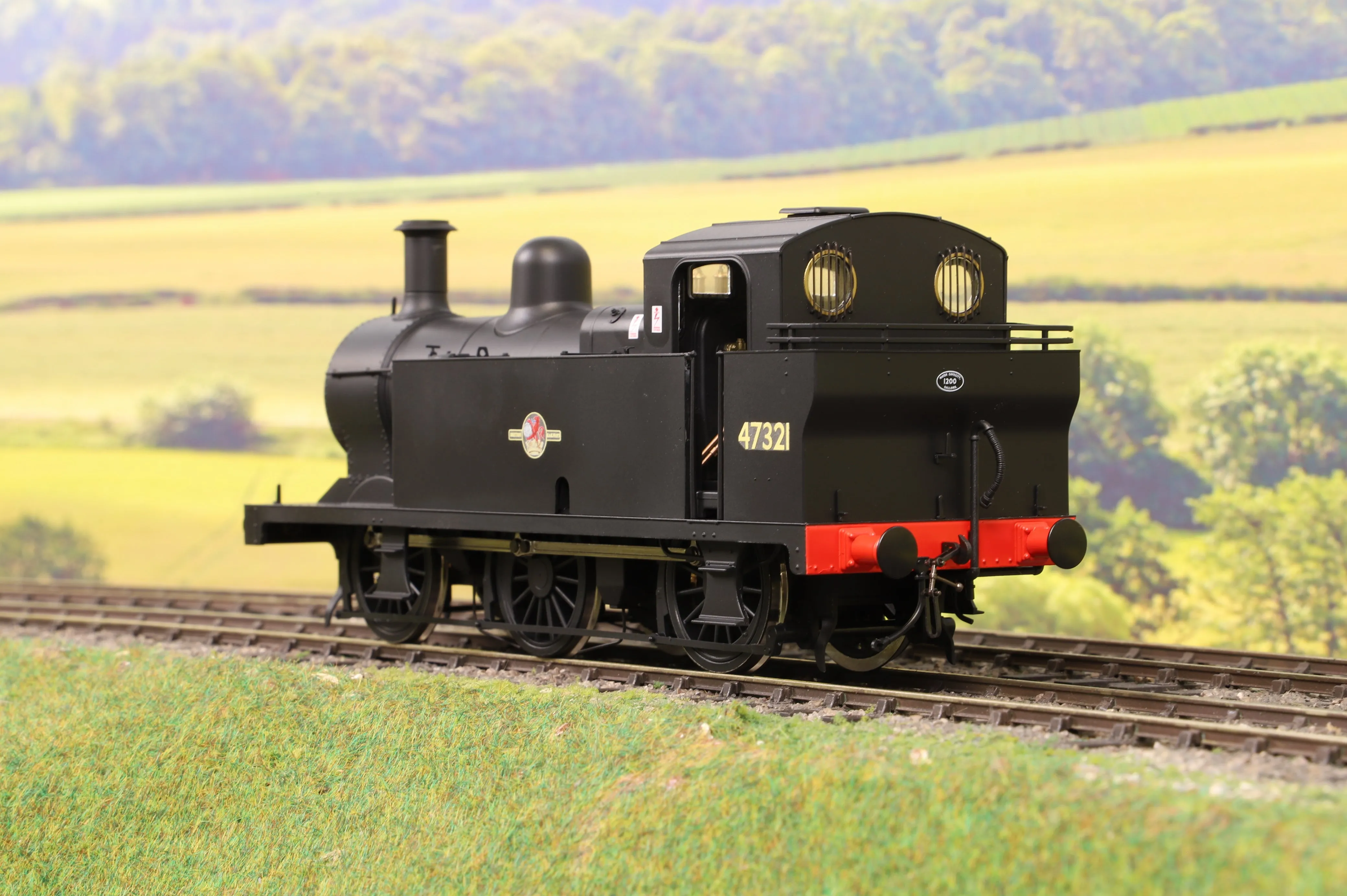 Dapol O Gauge Class 3F 'Jinty' 0-6-0T BR black l/c - Custom Number Options