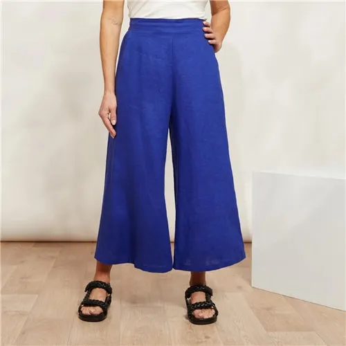 Eb & Ive Halcyon Crop Pant - Cobalt