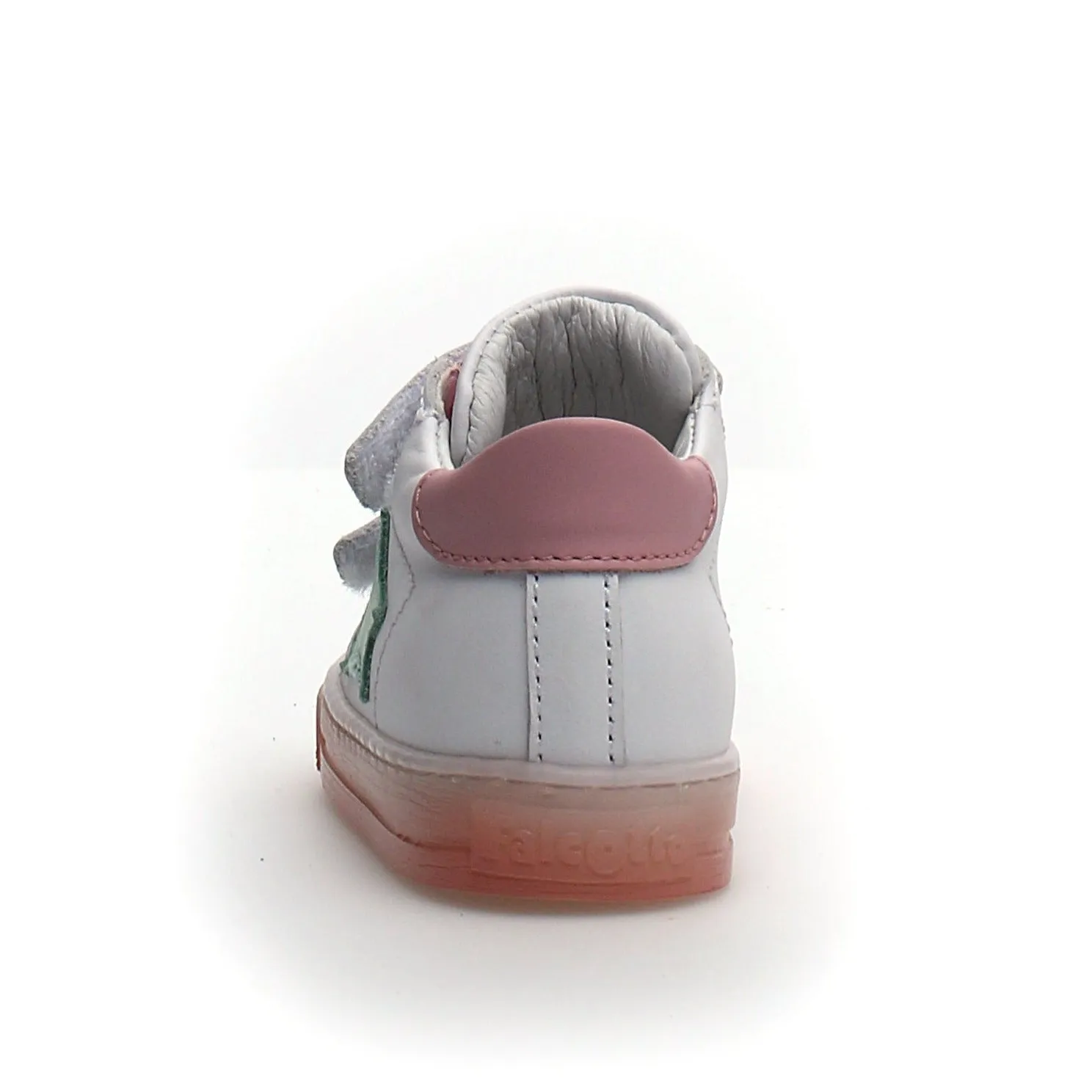 Falcotto Girl's Sasha Vl Calf Fashion Sneakers - White/Pink