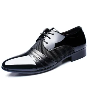 Flat Shoes Breathable Men Business Dress Shoes
