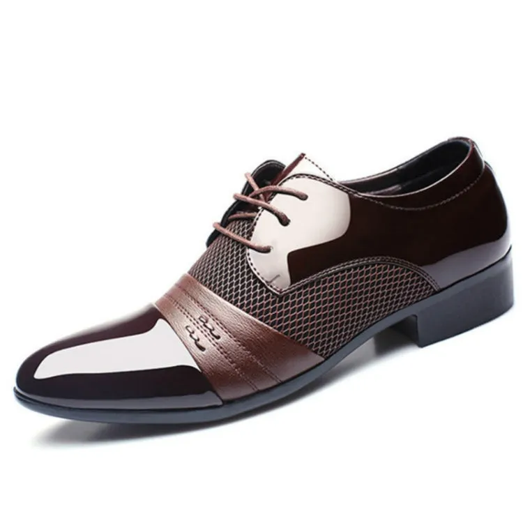 Flat Shoes Breathable Men Business Dress Shoes