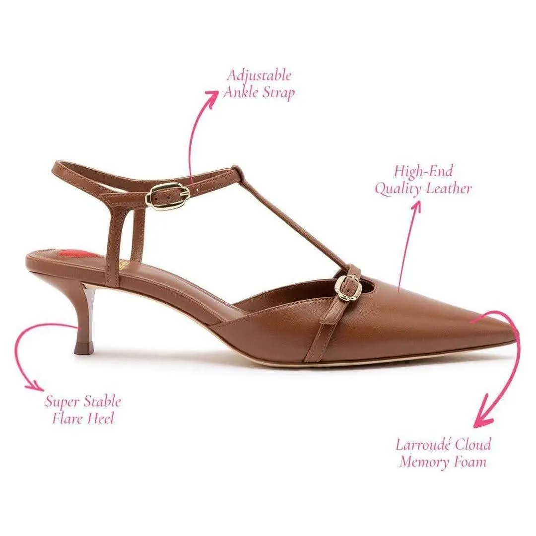 Grace Pump In Caramel Leather