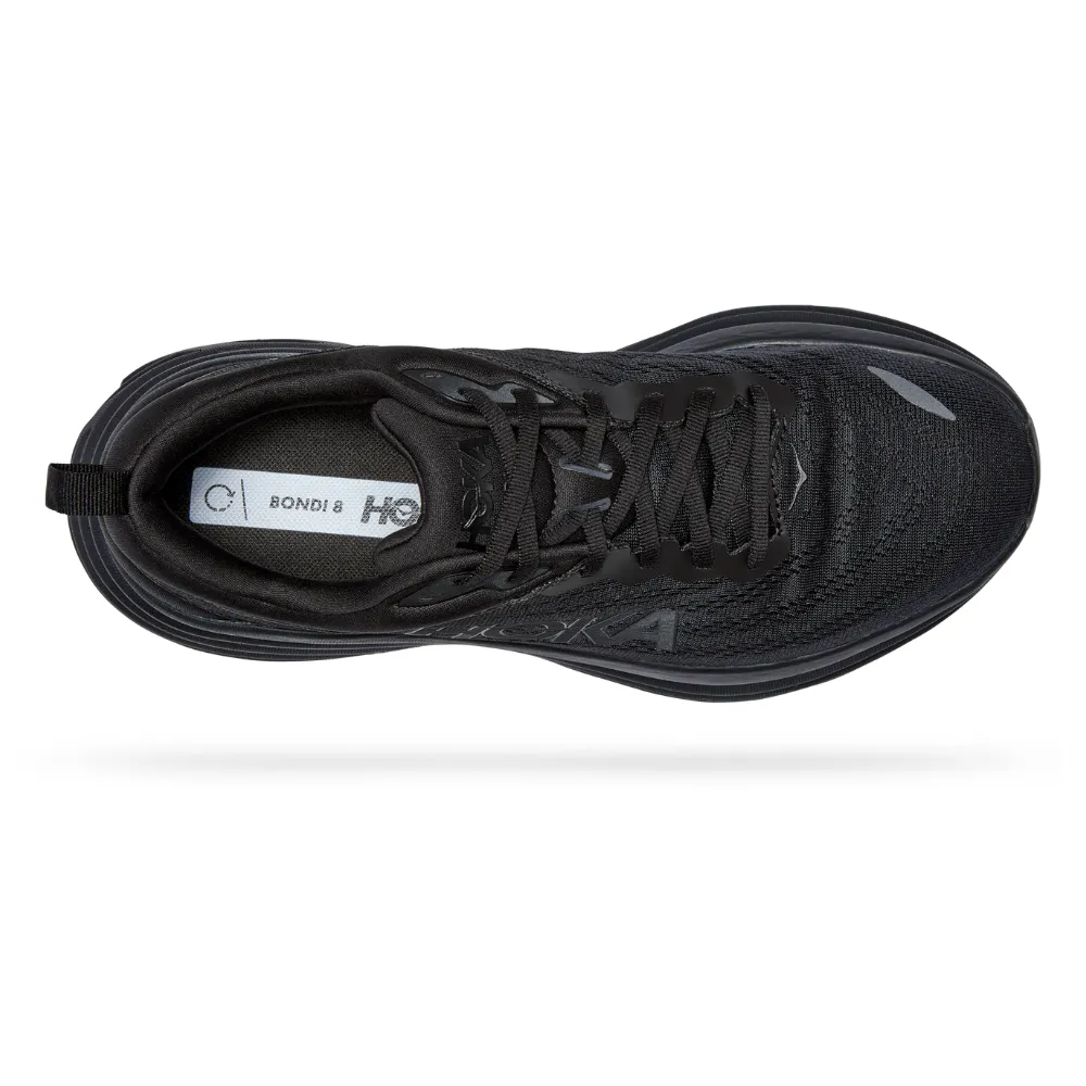 Hoka Bondi 8 Black/Black Running Shoe (Women's)