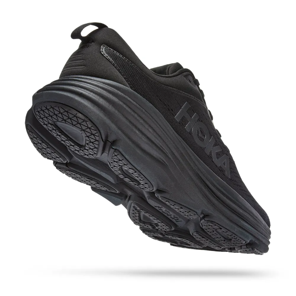 Hoka Bondi 8 Black/Black Running Shoe (Women's)