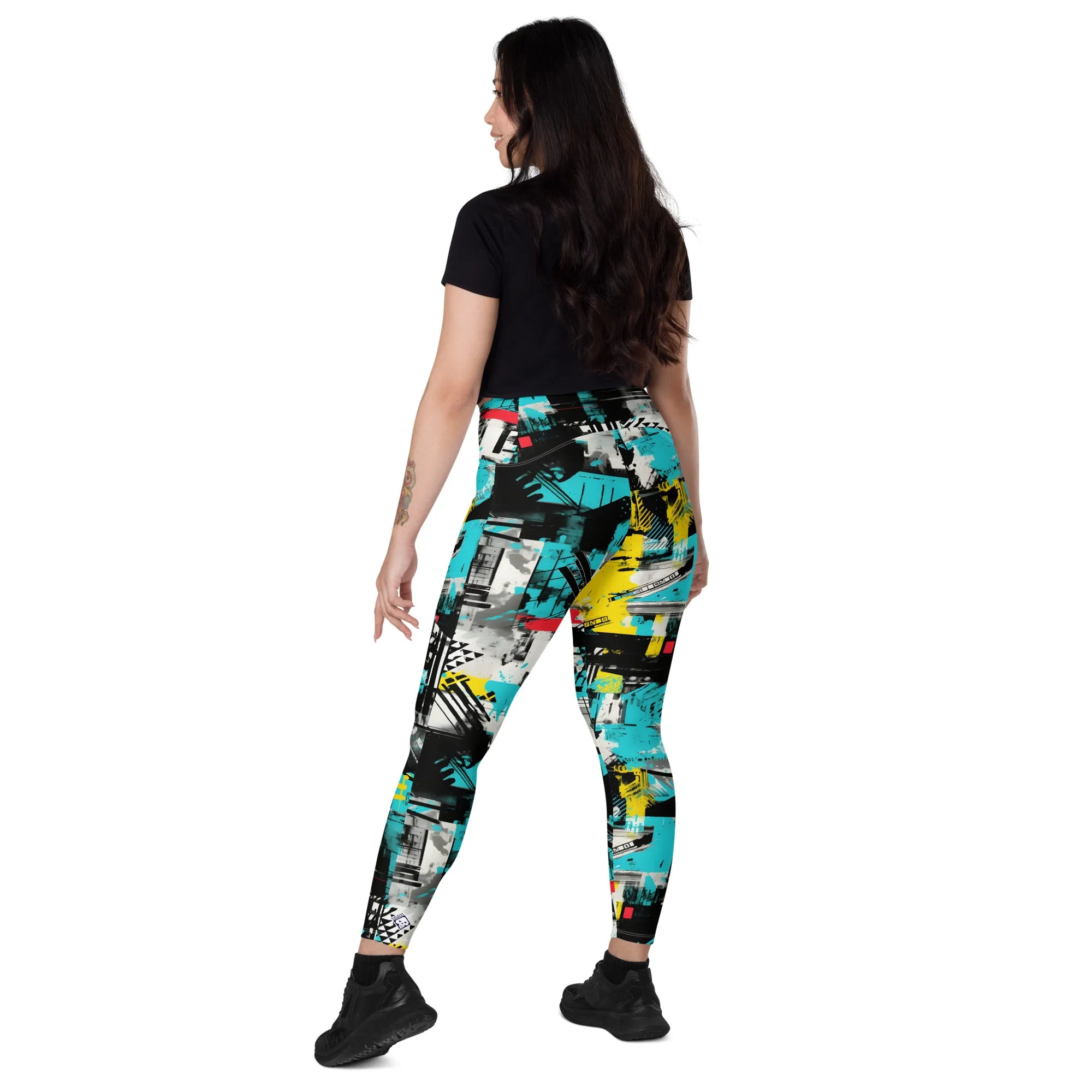 Island Strides: Women's Mile After Mile Tropical Thunder Running Leggings