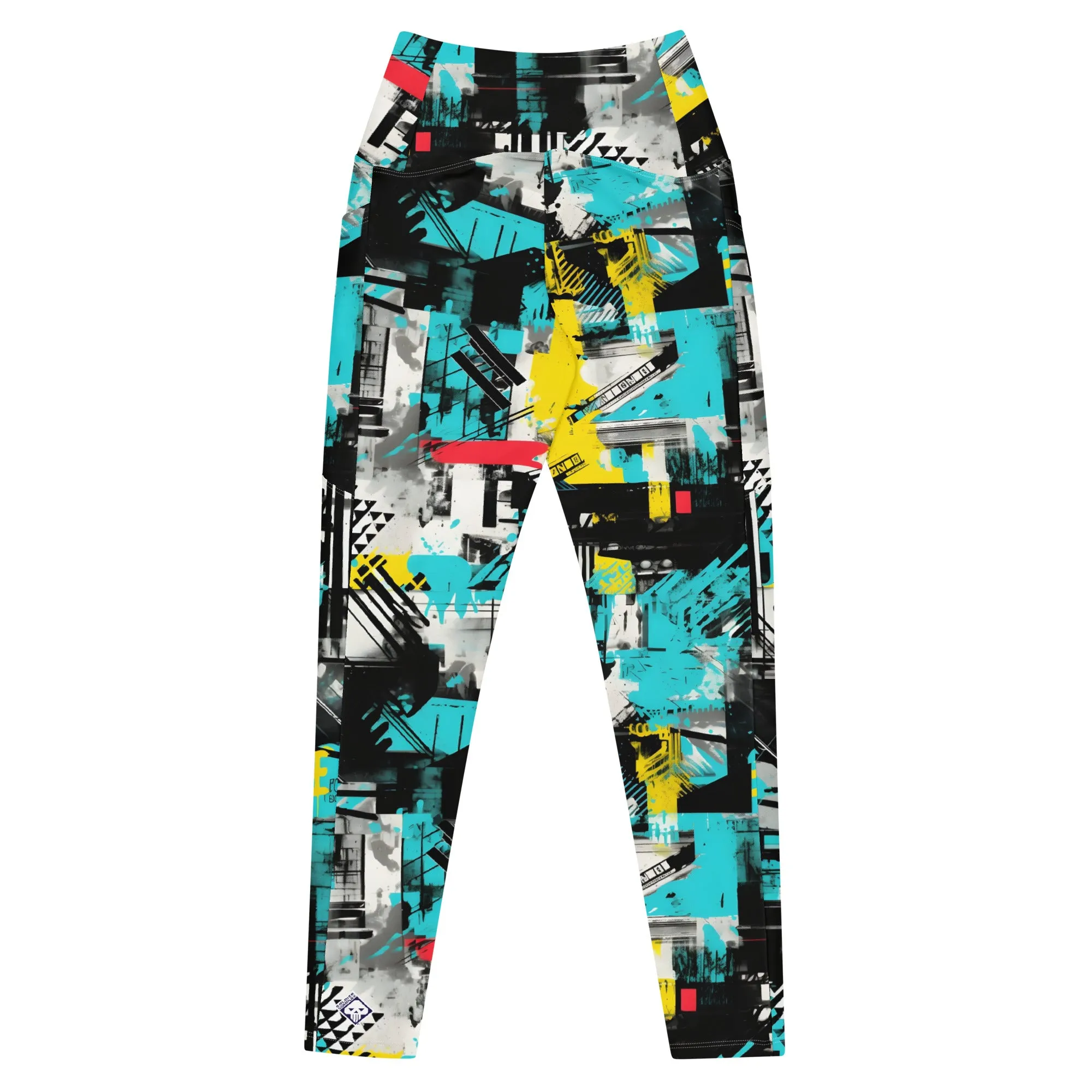 Island Strides: Women's Mile After Mile Tropical Thunder Running Leggings