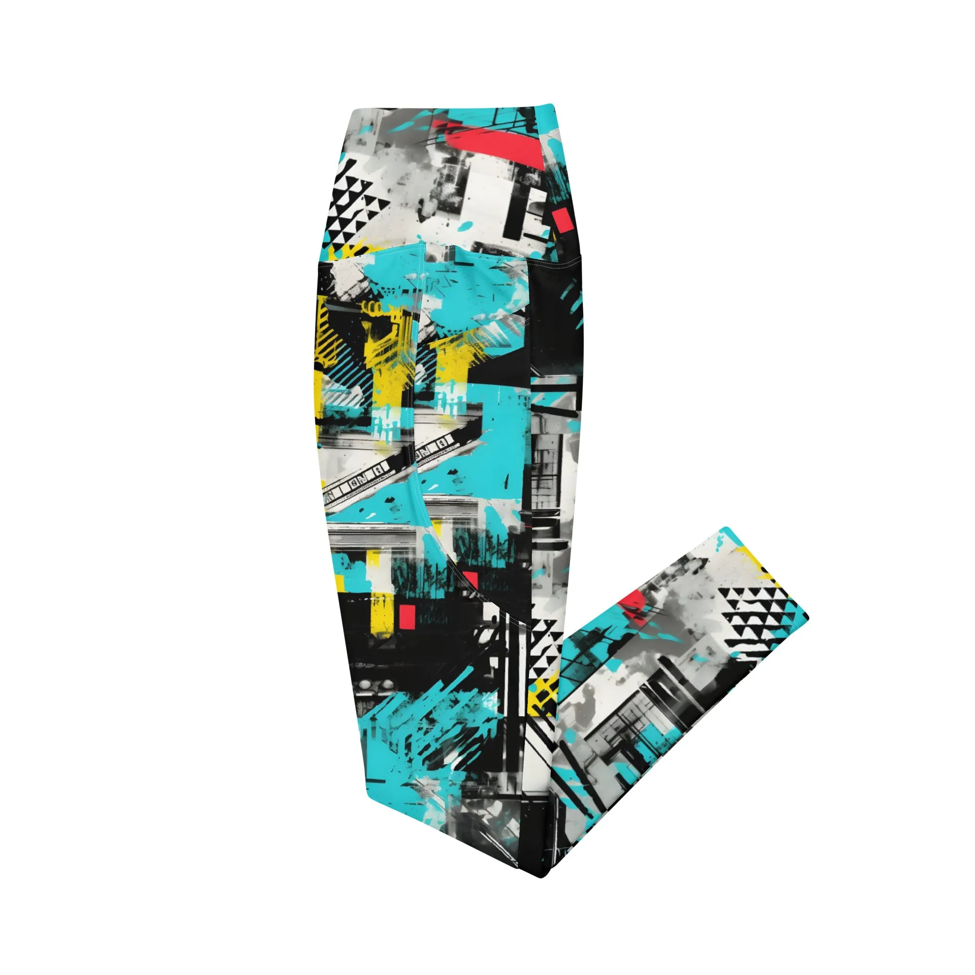 Island Strides: Women's Mile After Mile Tropical Thunder Running Leggings