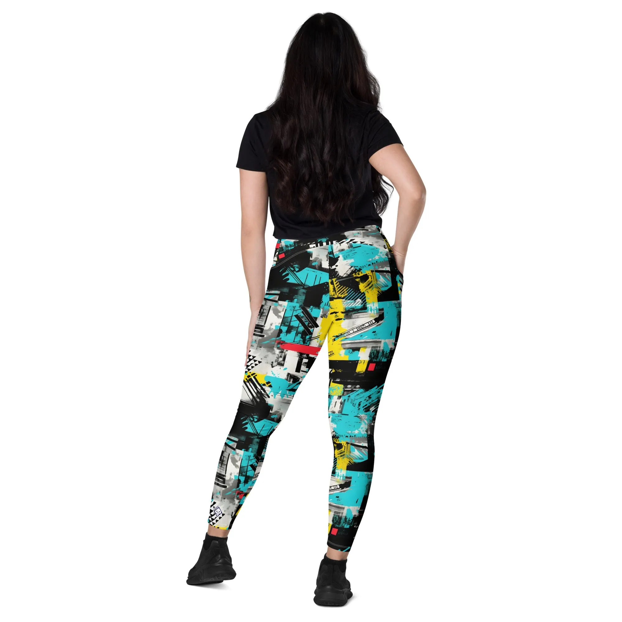 Island Strides: Women's Mile After Mile Tropical Thunder Running Leggings