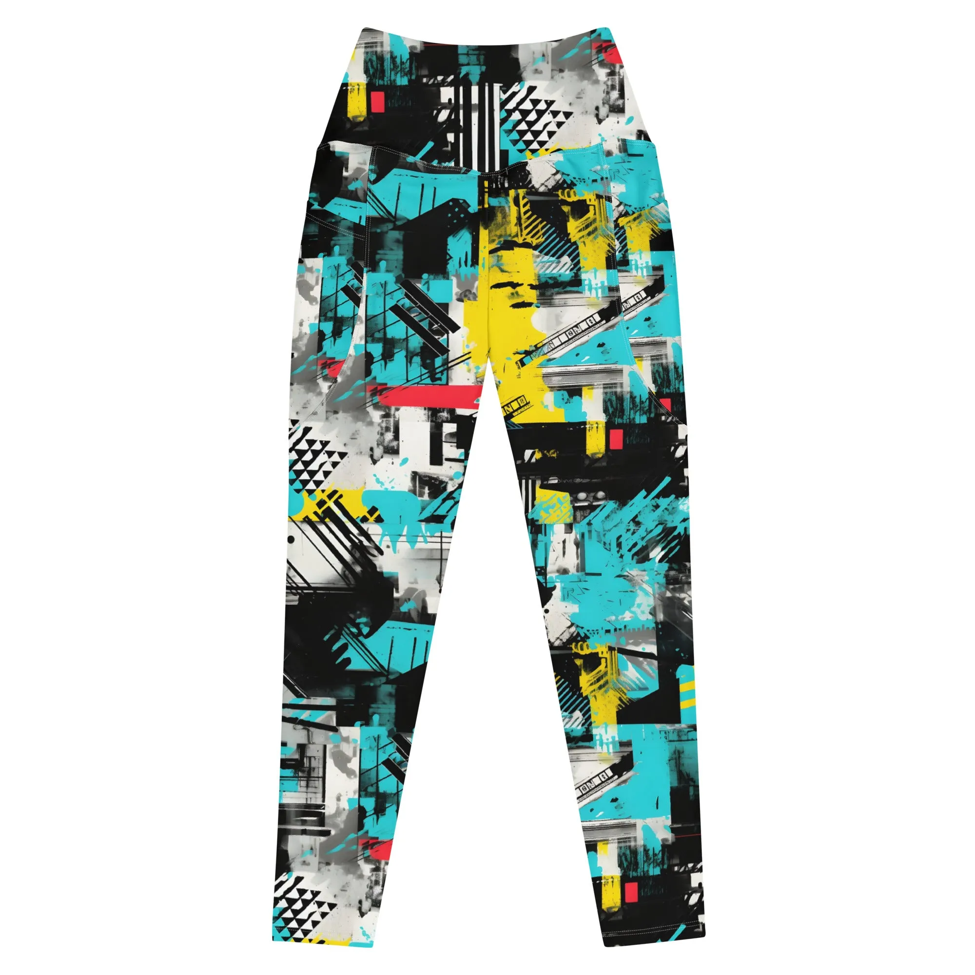 Island Strides: Women's Mile After Mile Tropical Thunder Running Leggings