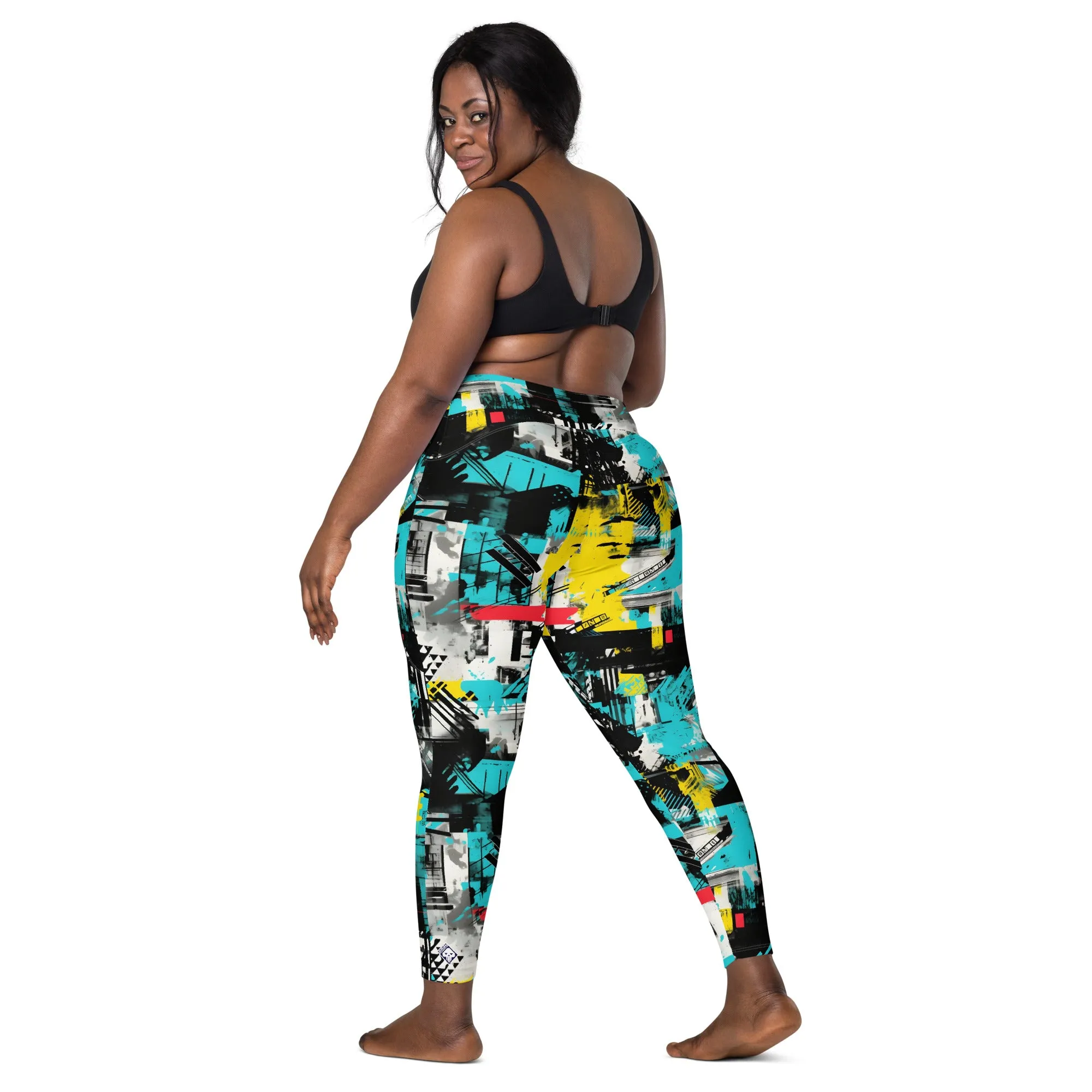 Island Strides: Women's Mile After Mile Tropical Thunder Running Leggings
