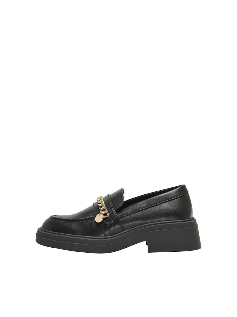 Lazuli Charm Loafer-Black