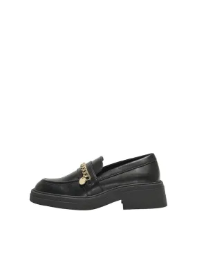 Lazuli Charm Loafer-Black